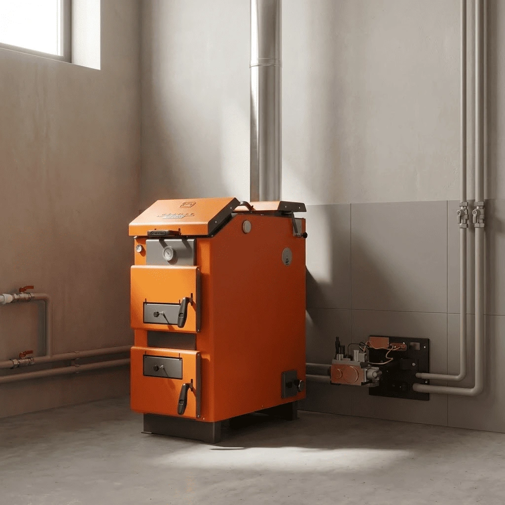 Отопительный котел Куппер ЭКСПЕРТ-22 (2.0) + Газовая горелка АГГ-26 К - Теплодар